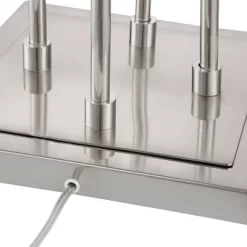 Possini Euro Design Athena Modern Floor Lamp 72" Tall Brushed Nickel 4 Light Tree Clear Outer Opal Inner Double Glass Shade For Living Room Bedroom -Best Homewares Store GUEST d806742c ab0c 4bf0 9f15 c25e0259f944