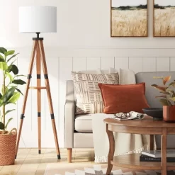 Tripod Floor Lamp With Shelf Brown Wood - Threshold™ 8 Tripod Floor Lamp With Shelf Brown Wood - Threshold™ -Best Homewares Store GUEST dcdedb73 c2a8 4d9f bddc c128518c5e98