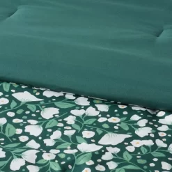 Floral Printed Microfiber Reversible Comforter & Sheets Set Dark Green - Room Essentials™ -Best Homewares Store GUEST df79204e d53f 4796 9fc1 6fecf011d658