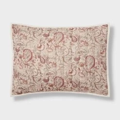 Voile Paisley Printed Quilt Sham Cream - Threshold™ -Best Homewares Store GUEST e0f4f329 7b2b 4e95 8132 3a5419a69f2c