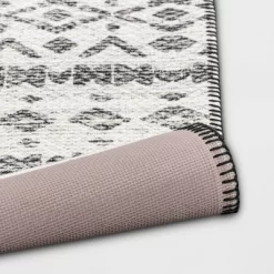 Diamond Printed Accent Aztec Rug Black - Opalhouse™ -Best Homewares Store GUEST e3046680 f1c2 4786 85e6 13127e4d5137