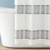 Clipped Jacquard Stripe Shower Curtain Sour Cream/Railroad Gray - Hearth & Hand™ With Magnolia -Best Homewares Store GUEST e3052c43 cb39 4b76 a3f6 be61deb1d65f