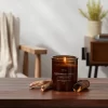 9oz Lidded Amber Glass Jar Crackling Wooden Wick Sandalwood And Smoke Candle - Threshold™ -Best Homewares Store GUEST e5f76fa4 d7bf 43bc a457 7d37137c20a8