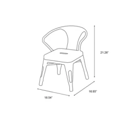Set Of 2 Harper & Hudson Kids' Metal Activity Chairs - ACEssentials -Best Homewares Store GUEST e7185e2c 790c 4477 ab1f bdc95d67ad72