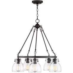 Possini Euro Design Bellis Bronze Wagon Wheel Pendant Chandelier 25" Wide Modern Clear Glass 5-Light Fixture For Dining Room House Kitchen Island Home 14 Possini Euro Design Bellis Bronze Wagon Wheel Pendant Chandelier 25" Wide Modern Clear Glass 5-Light Fixture For Dining Room House Kitchen Island Home -Best Homewares Store GUEST e7bbb215 b714 48ed 95f2 82d1e0902641