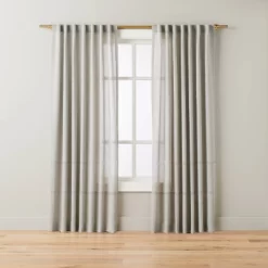 Lace Insert Sheer Curtain Panel - Hearth & Hand™ With Magnolia -Best Homewares Store GUEST e88640d0 85a5 44e2 a3cc c3a3935d2f44