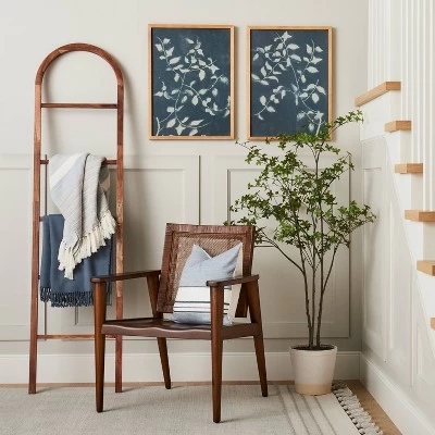 (Set Of 2) 18"x24" Honeysuckle Print Framed Wall Art - Hearth & Hand™ With Magnolia 3 (Set Of 2) 18"x24" Honeysuckle Print Framed Wall Art - Hearth & Hand™ With Magnolia