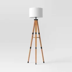 Tripod Floor Lamp With Shelf Brown Wood - Threshold™ 11 Tripod Floor Lamp With Shelf Brown Wood - Threshold™ -Best Homewares Store GUEST ea3ba26a 585d 476c be10 3b33e5b59195
