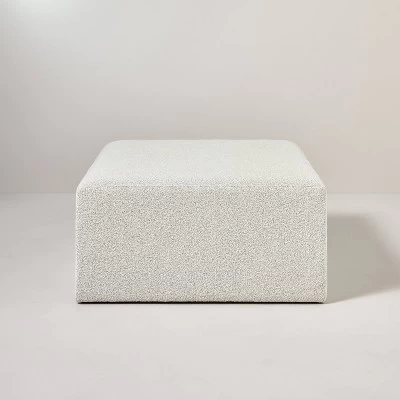 Boucle Upholstered Square Cocktail Ottoman - Hearth & Hand™ With Magnolia 4 Boucle Upholstered Square Cocktail Ottoman - Hearth & Hand™ With Magnolia - Image 2