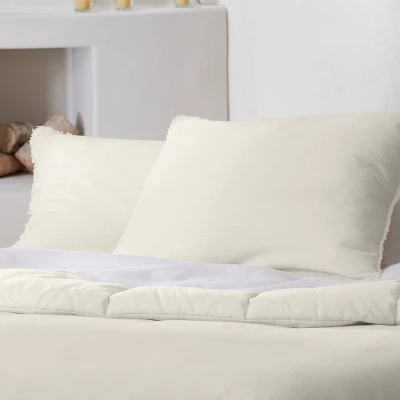 Heavyweight Linen Blend Comforter Sham - Casaluna™ 3 Heavyweight Linen Blend Comforter Sham - Casaluna™