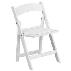 Flash Furniture 10 Pack Kids White Resin Folding Event Party Chair With Vinyl Padded Seat -Best Homewares Store GUEST f061b39e 5a30 4afd 83ca 693f51d860f7