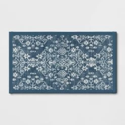 Vintage Print Comfort Rug Blue - Threshold™ -Best Homewares Store GUEST f437994b 06fa 4df6 84f2 e90cb16dba7b