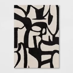 Abstract Inkblot Rug Black/White - Threshold™ -Best Homewares Store GUEST f515f58c 4fc4 473d 8b9e f1ee81b22a0b