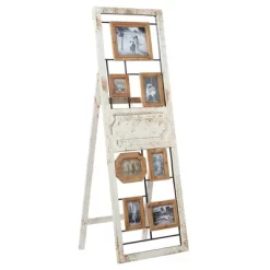Wood 6 Slot Wall Photo Frame With Floor Stand Brown - Olivia & May -Best Homewares Store GUEST f634fa3f 96be 44c8 a20c bcc2e7134bd0
