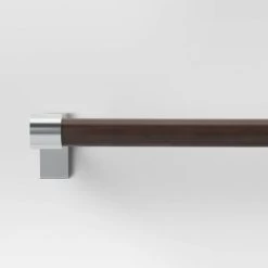 Dark Faux Wood Curtain Rod Nickel - Threshold™ 9 Dark Faux Wood Curtain Rod Nickel - Threshold™ -Best Homewares Store GUEST f65030f0 7be0 425c 96b7 548c0d49cc46