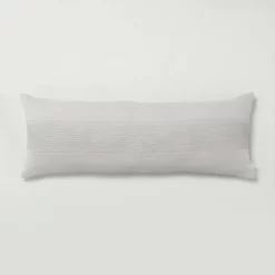 16"x42" Slub Center Stripe Oversized Lumbar Bed Pillow - Hearth & Hand™ With Magnolia -Best Homewares Store GUEST f673eb2c 3be0 4877 abf9 662b5b5573ff