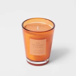Colored Vase Glass With Dustcover Mandarin & Guava Candle Orange - Threshold™ 15 Colored Vase Glass With Dustcover Mandarin & Guava Candle Orange - Threshold™ -Best Homewares Store GUEST f690da26 0feb 4a9d 8634 caaa1172c9d3