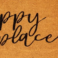 Juvale Natural Coco Coir Large Door Mat, Happy Place Long Outdoor Rug, 17 X 60 In -Best Homewares Store GUEST f70d36c2 44b1 4d7a 93a3 bda25a05f50b