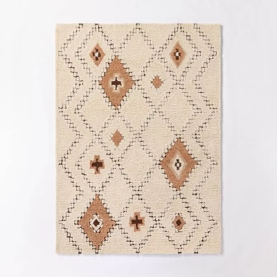 Northridge Hand Tufted Wool Shag Diamond Area Rug - Threshold™ Designed With Studio McGee 10 Northridge Hand Tufted Wool Shag Diamond Area Rug - Threshold™ Designed With Studio McGee - Image 8