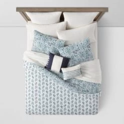 12pc Reversible Paisley Print Comforter & Sheets Set Blue/Dark Teal Blue - Threshold™ -Best Homewares Store GUEST fe253a34 1700 4fed 8295 3a12639e7b99