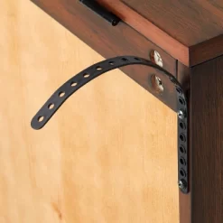 Wood & Cane Transitional Record Player Media Cabinet Brown - Hearth & Hand™ With Magnolia -Best Homewares Store GUEST fedf1e5a 73d1 48ae 956f e7be7e39324c