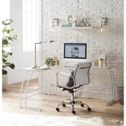 Possini Euro Design Eliptik Modern Desk Table Lamp 24 1/2" High Satin Nickel LED Swing Arm Adjustable Height For Bedroom Living Room Nightstand Office -Best Homewares Store GUEST ff49582f 0946 47f2 a027 57a00b2a34f9