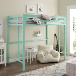 Twin Premium Deluxe Metal Loft Bed - Saracina Home -Best Homewares Store GUEST ff495ed3 7bdc 446b 917b 99c9c08c6800